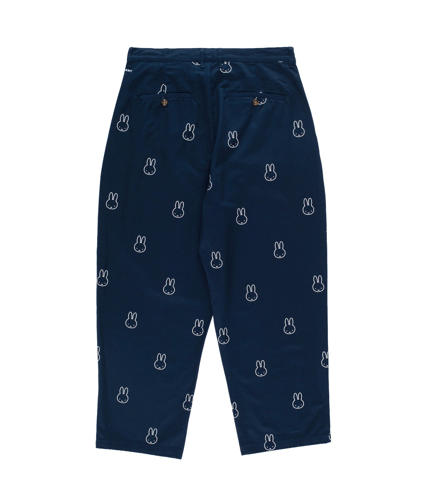 POP x Miffy Pattern Boat Pant Navy