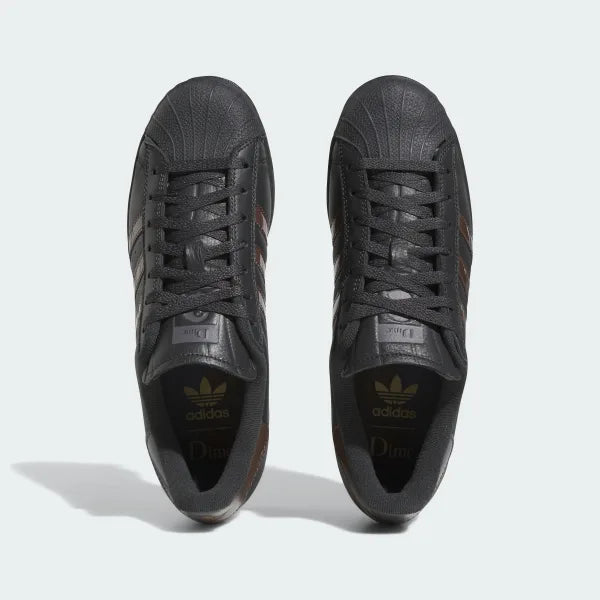 adidas X Dime Superstar Adv Carbon/Grefiv/Brown