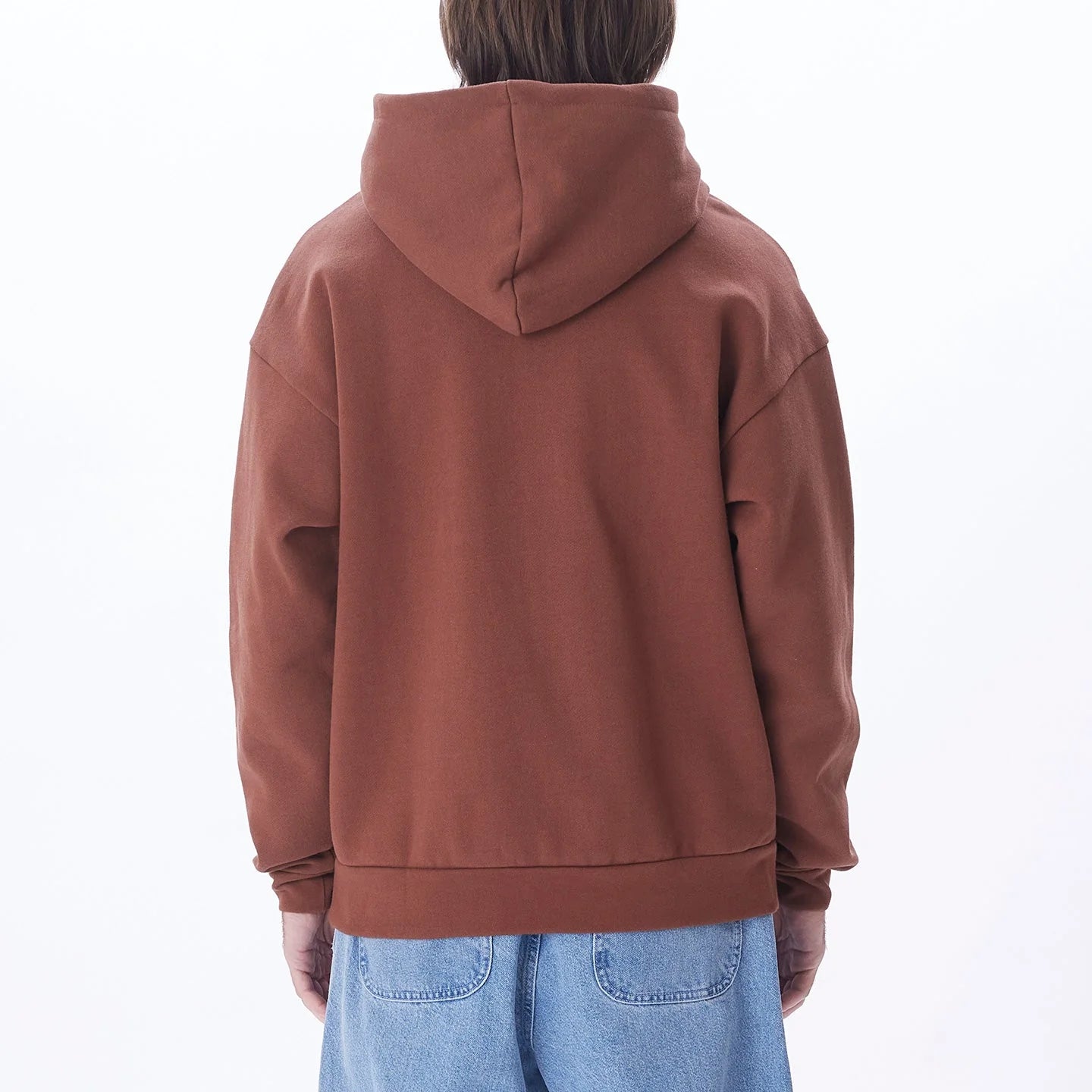 Obey Icon Extra Heavy Hooded Sweater II Sepia