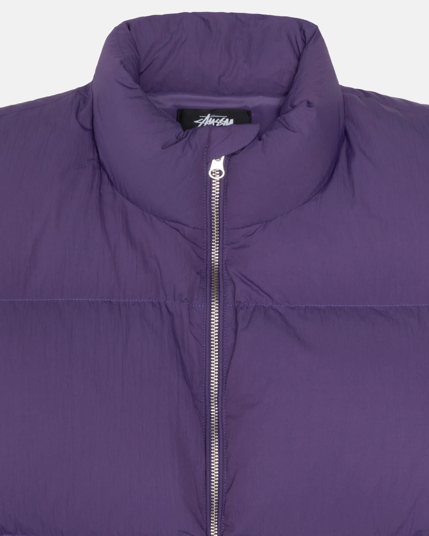 Stüssy Nylon Down Puffer Jacket Purple