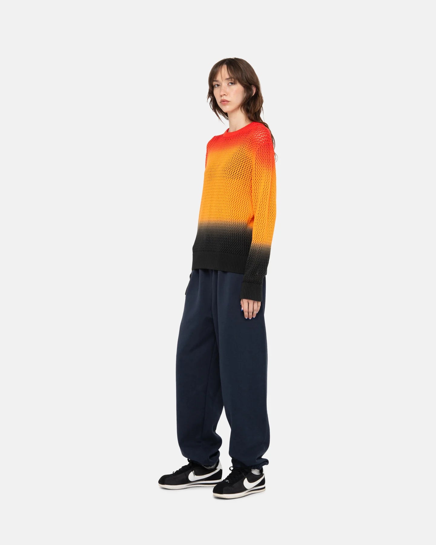 Stüssy Pig. Dyed Loose Gauge Sweater Lava