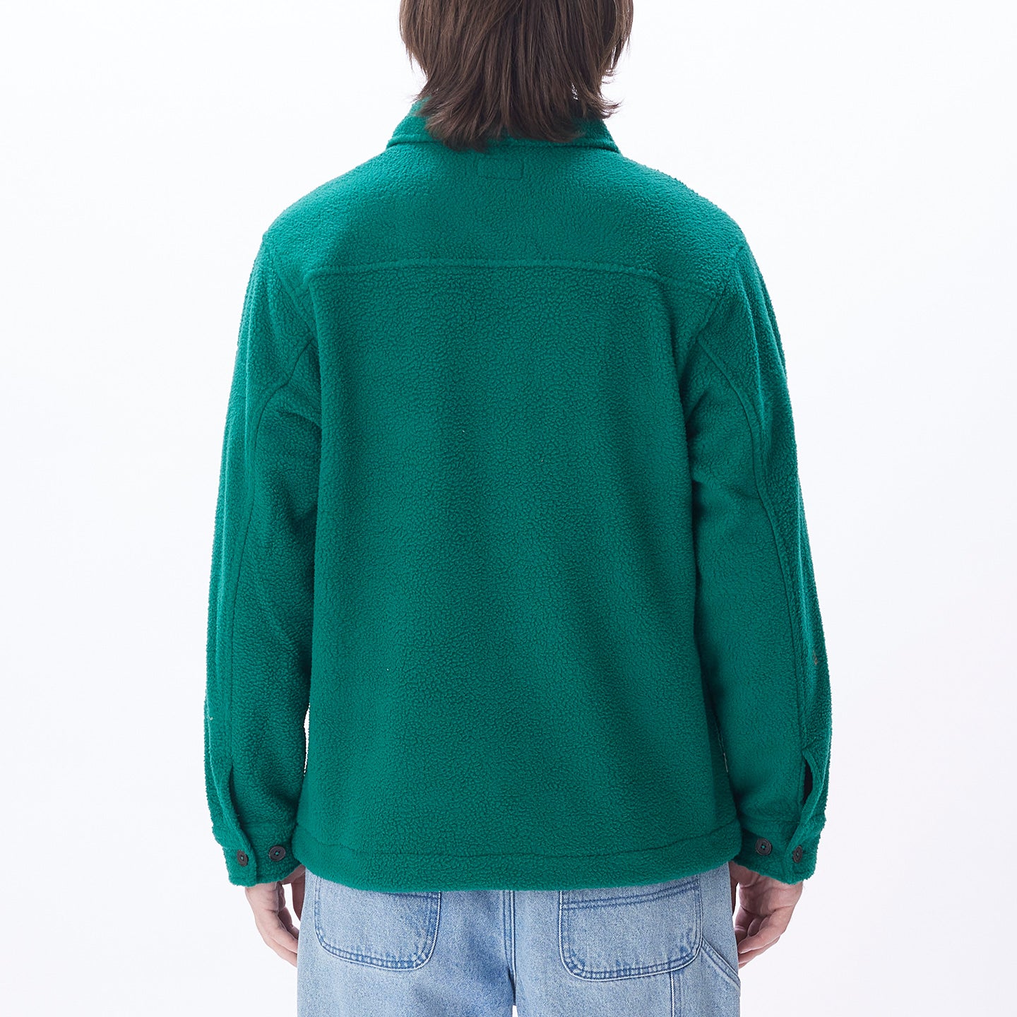 Obey Canal Shirt Jacket Aventurine Green