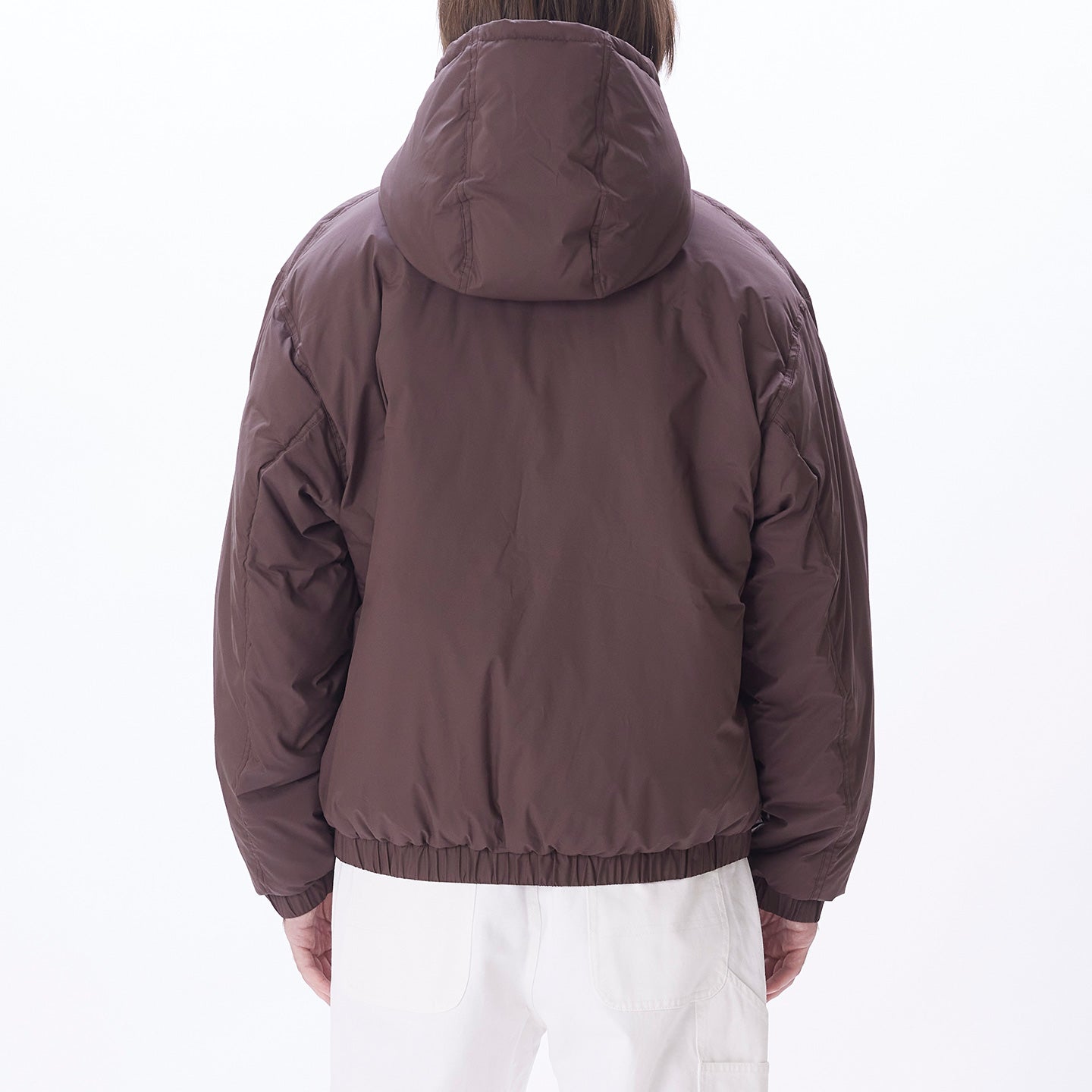 Obey Retreat Hooded Jacket Java Brown