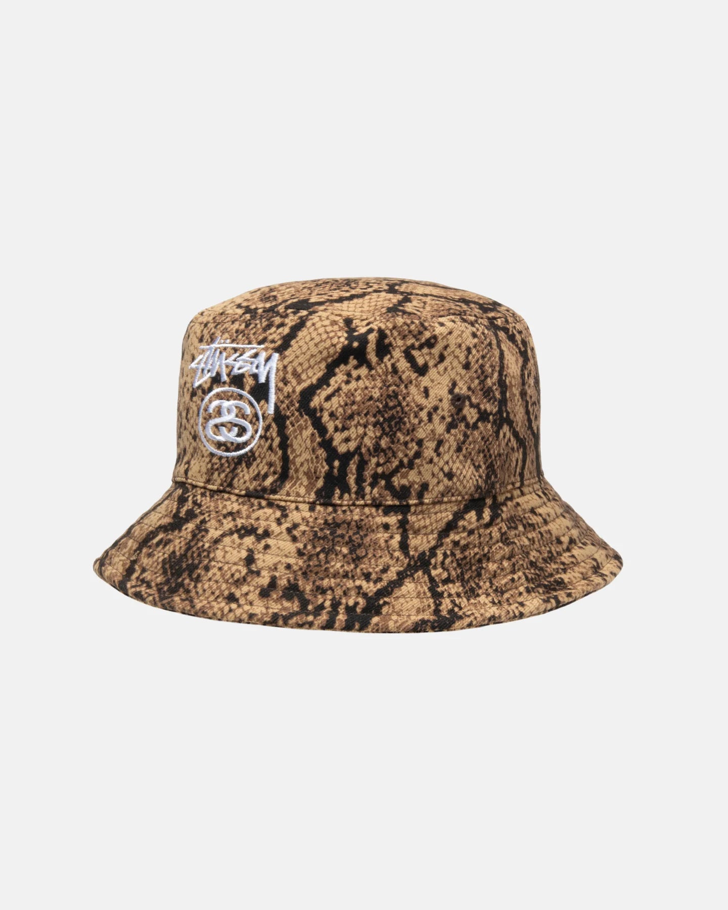 Stüssy Stock Lock Deep Bucket Hat Brown