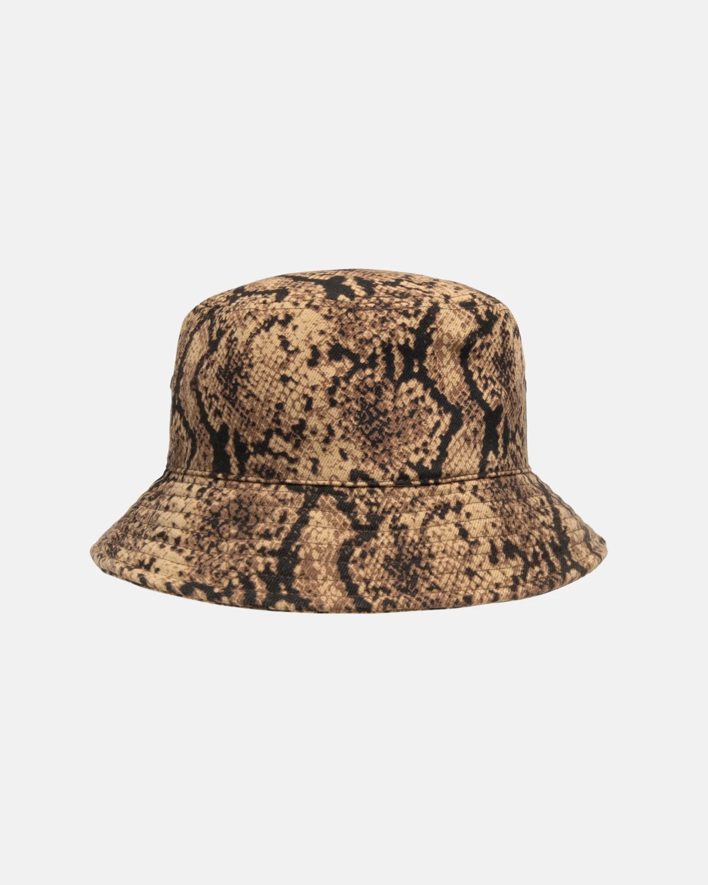 Stüssy Stock Lock Deep Bucket Hat Brown