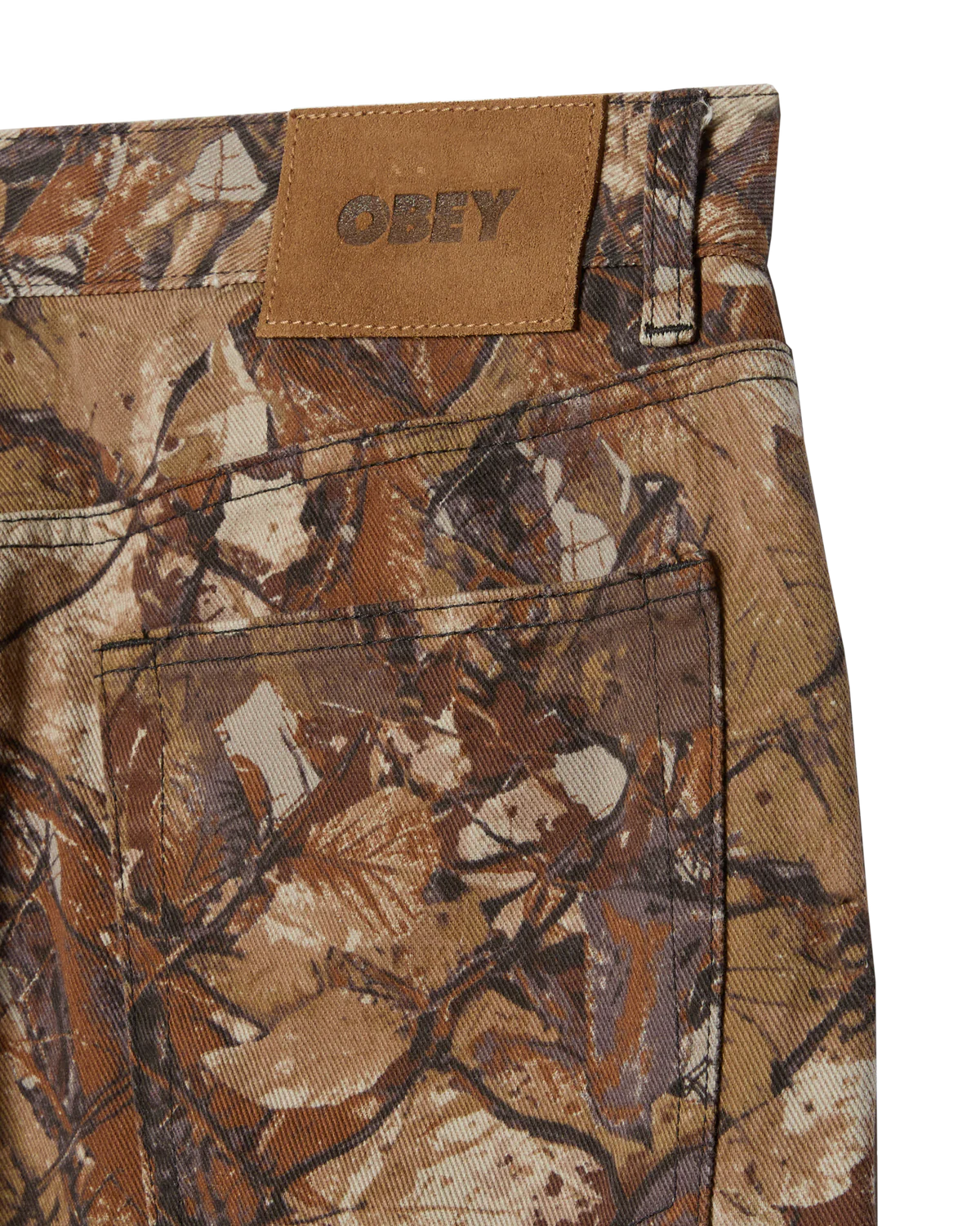 Obey Classic Baggy Denim Pant Fence Camo