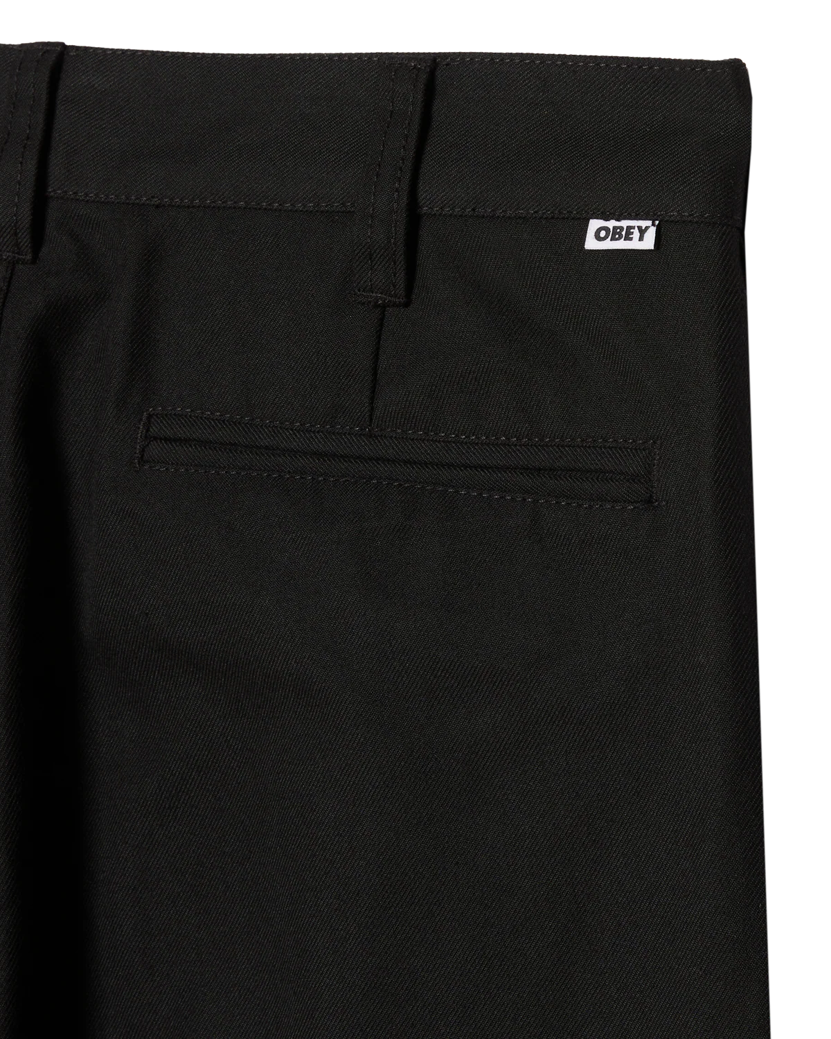 Obey Armel Pleated Pant Black