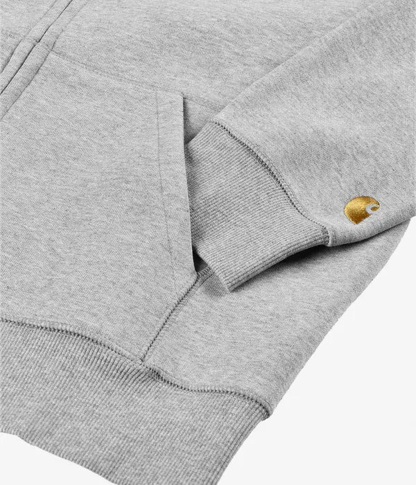 Carhartt WIP Hooded Chase Jacket Grey Heather/Gold