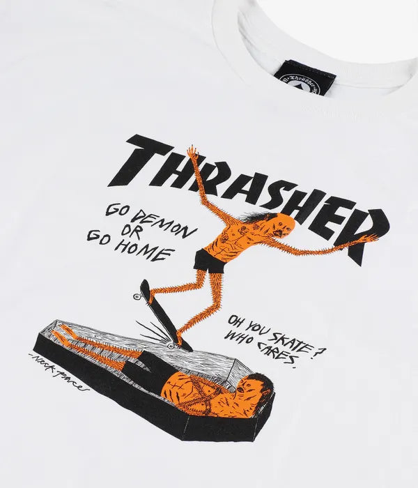 Thrasher Neckface Coffin T-shirt White