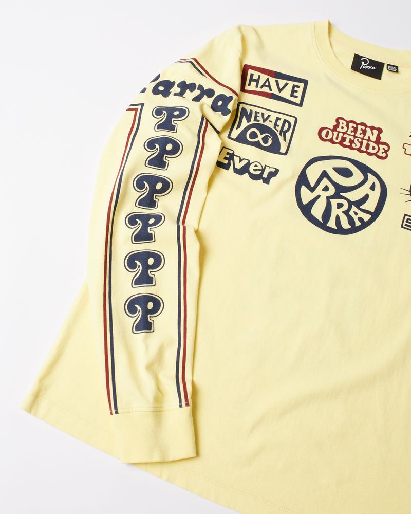 By Parra Never Sinister Longsleeve T-Shirt Yellow