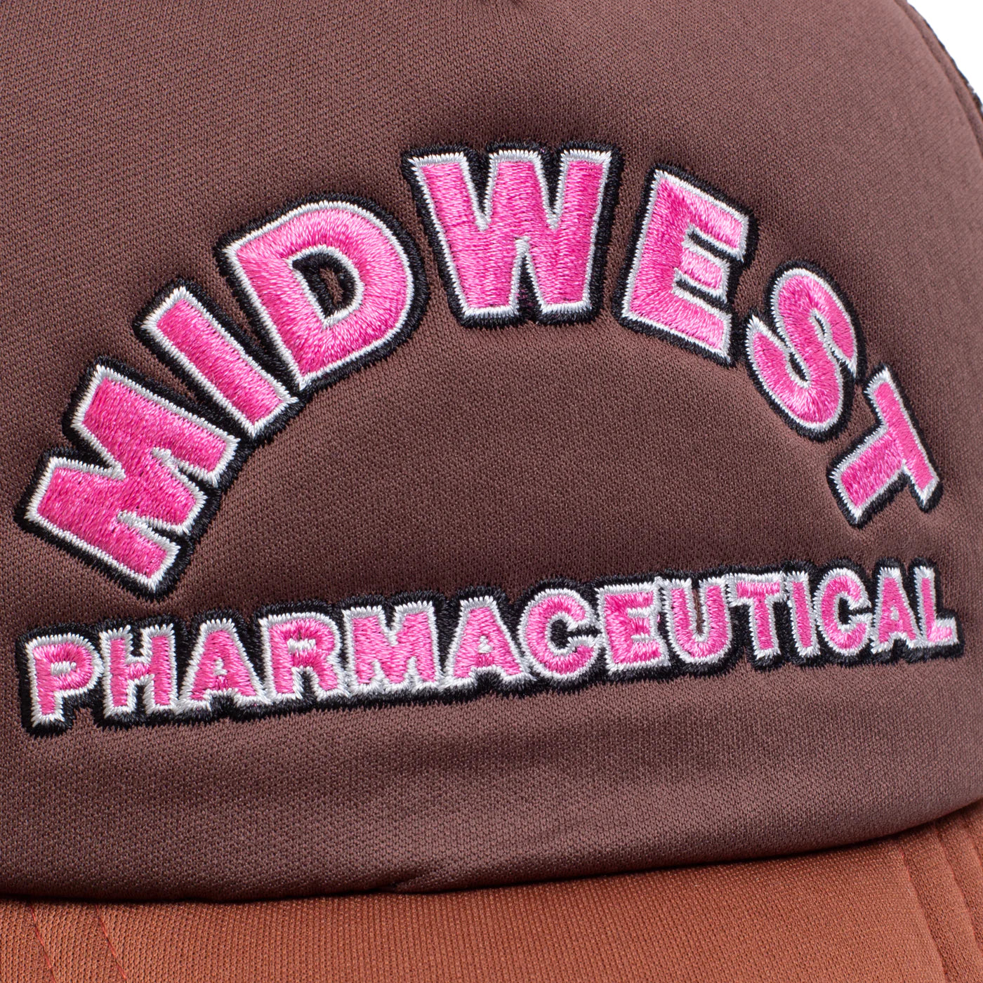 Fucking Awesome Midwest Trucker Cap Brown/Pink