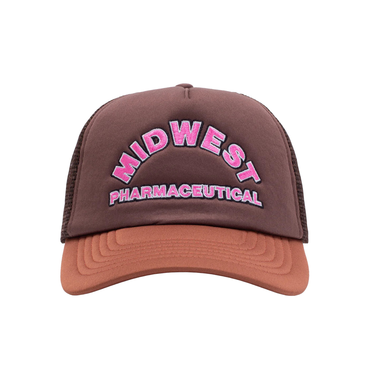 Fucking Awesome Midwest Trucker Cap Brown/Pink