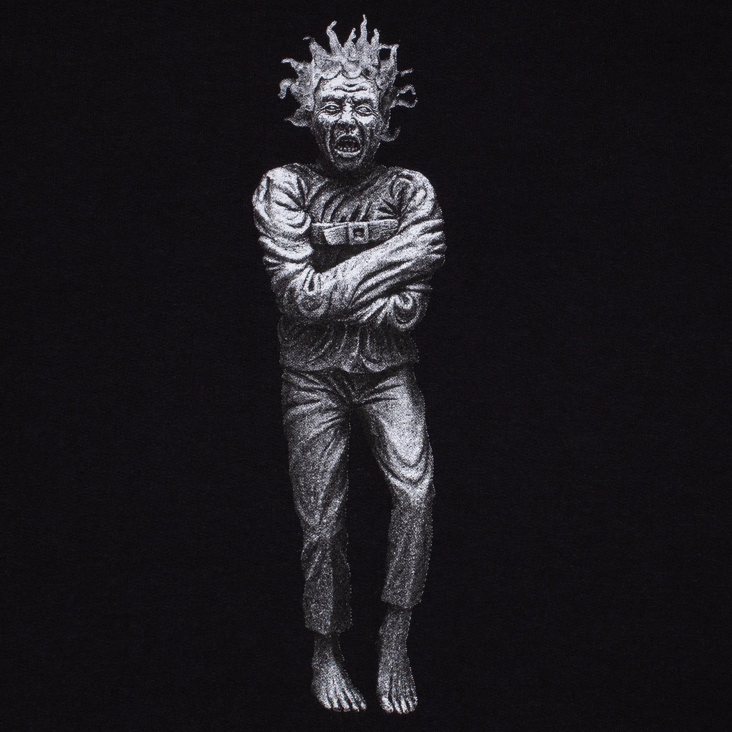 Hockey Hatch Hooded Sweater Black