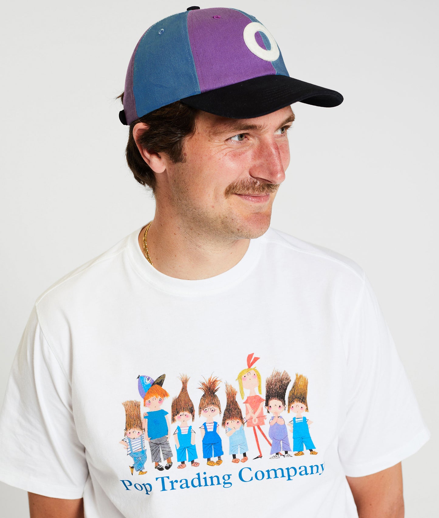 POP Fiep O Sixpanel Hat Viola/Peacock Green