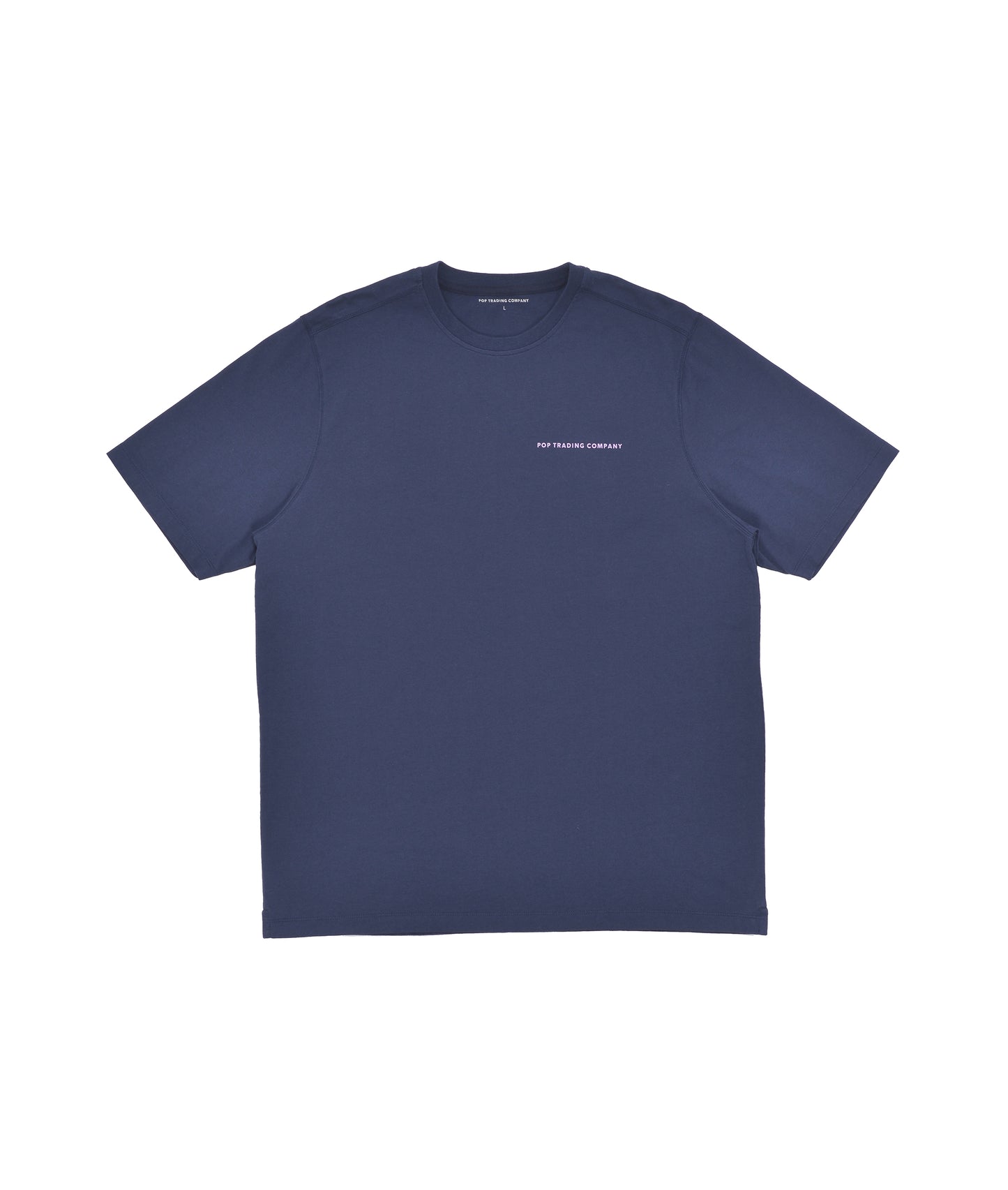 POP Logo T-Shirt Navy/Viola