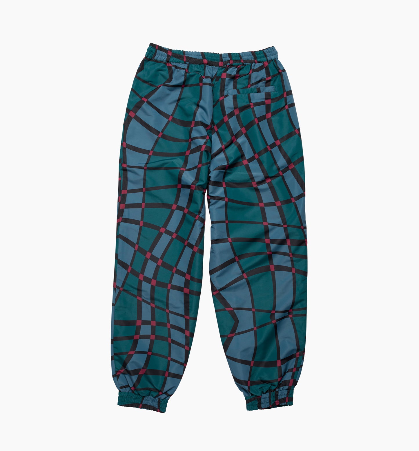 By Parra Squared Waves Pattern Track Pants Check