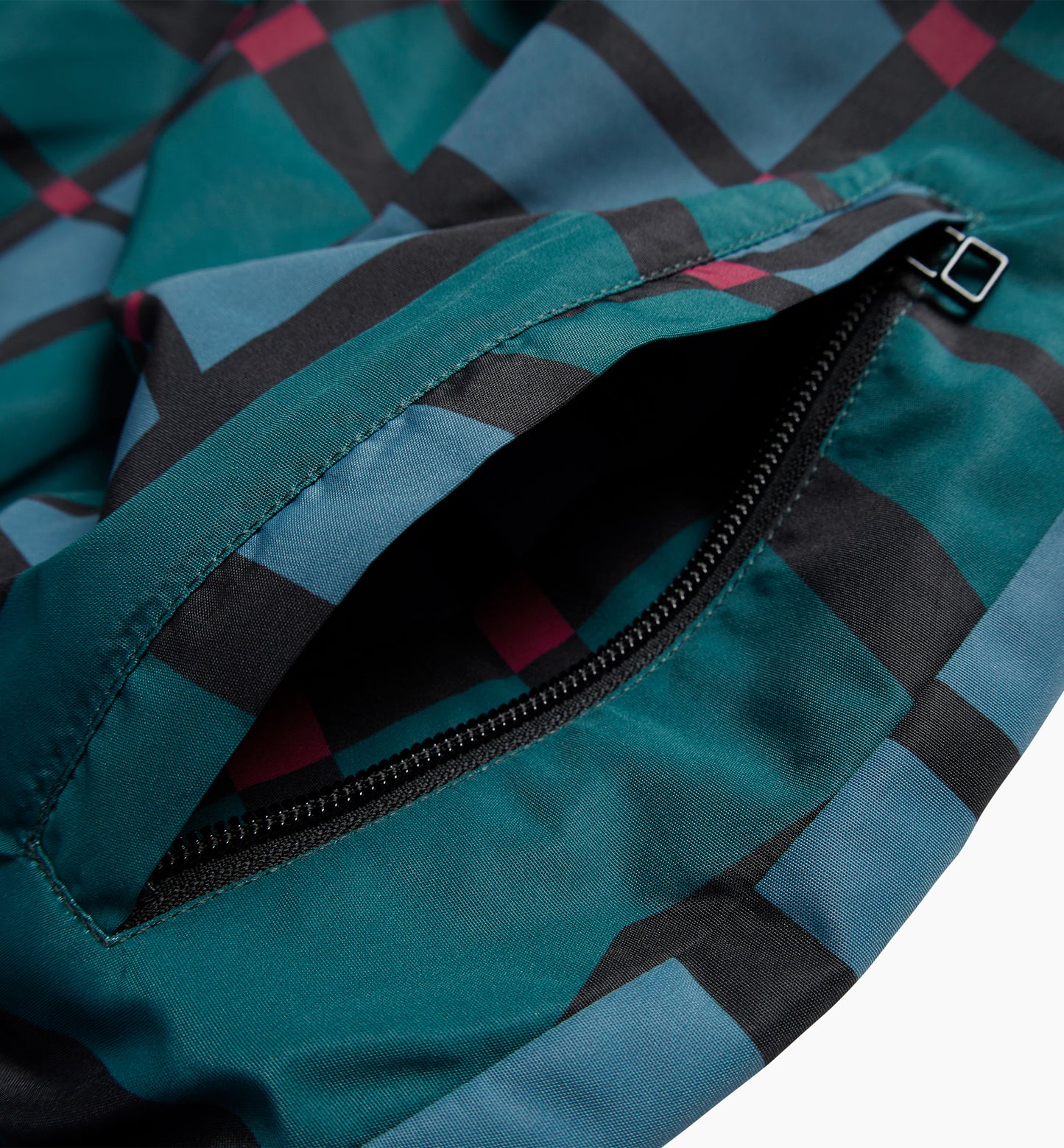 By Parra Squared Waves Pattern Track Pants Check