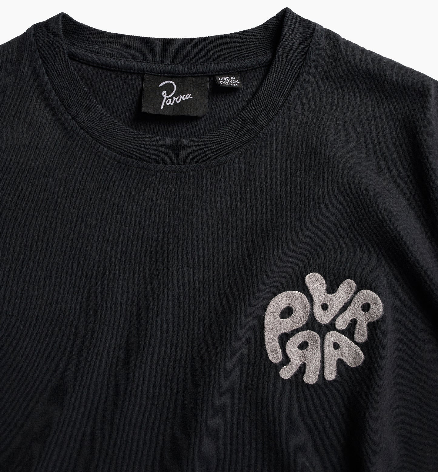 By Parra 1976 Logo T-Shirt Fadedblack
