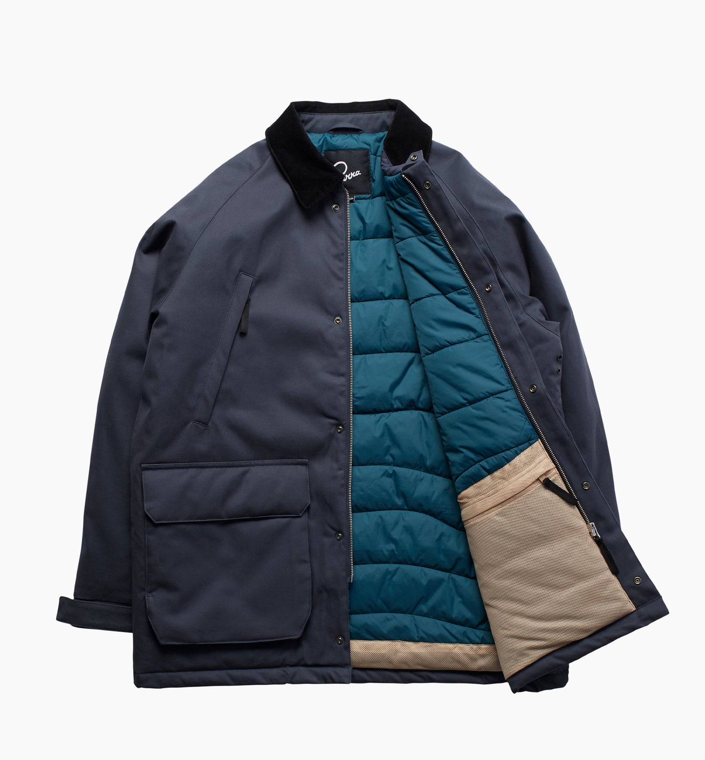 By Parra No Hunting Please Hunter Jacket Greyishblue