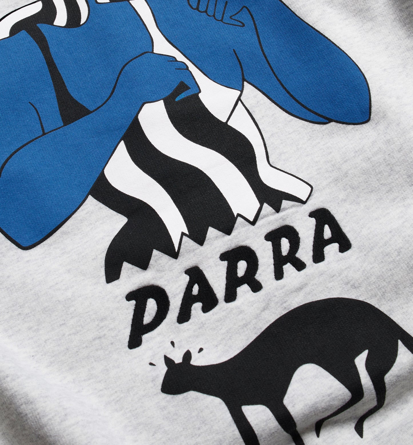 By Parra Cat Defense Hoodie Heathergrey