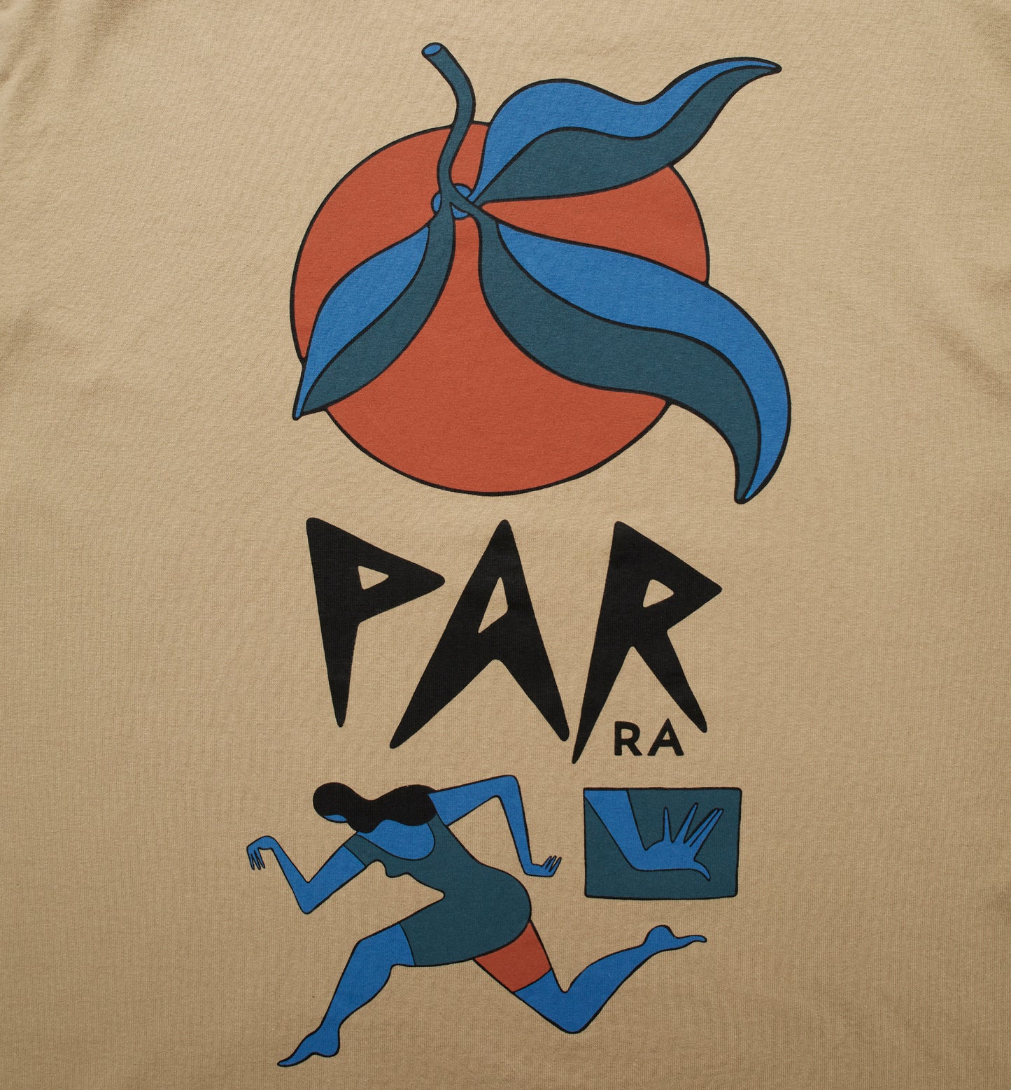 By Parra Evil Orange T-Shirt Beige