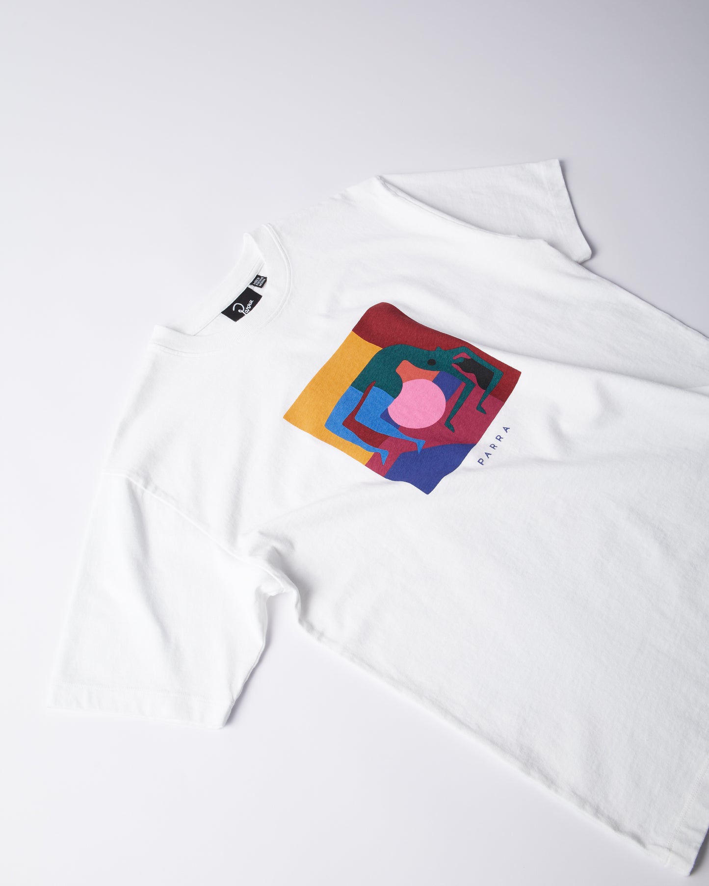 By Parra Yoga Balled T-Shirt White