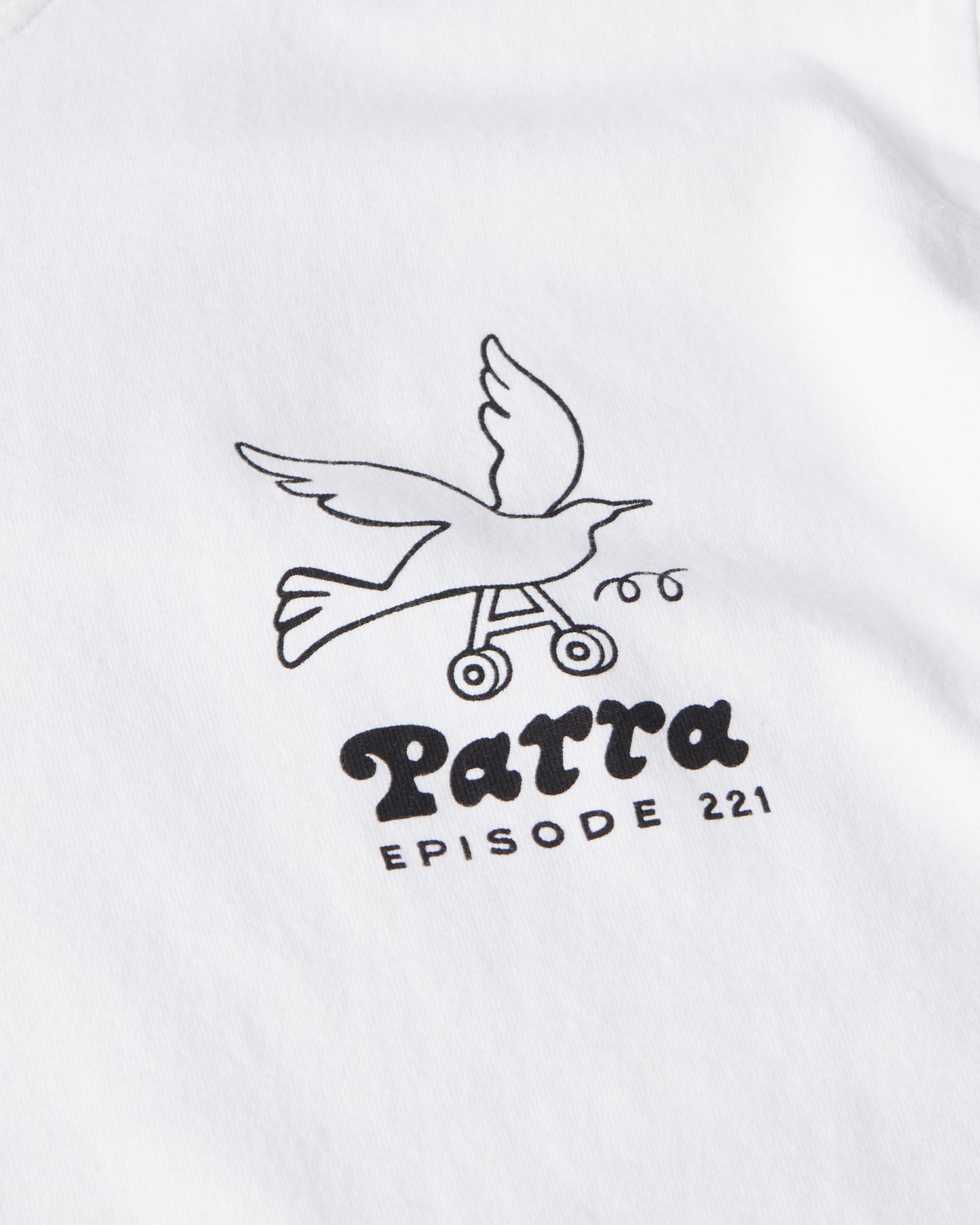 By Parra Chair Pencil Longsleeve T-Shirt White