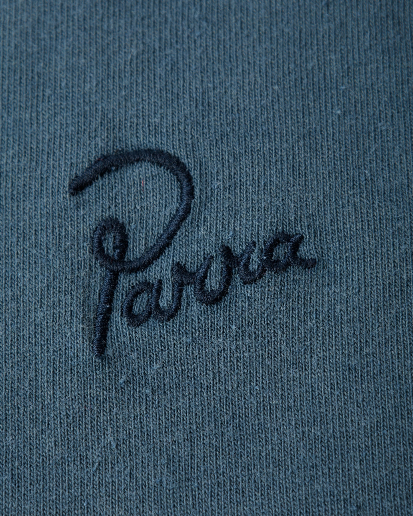 By Parra Script Logo T-Shirt Washed Blue