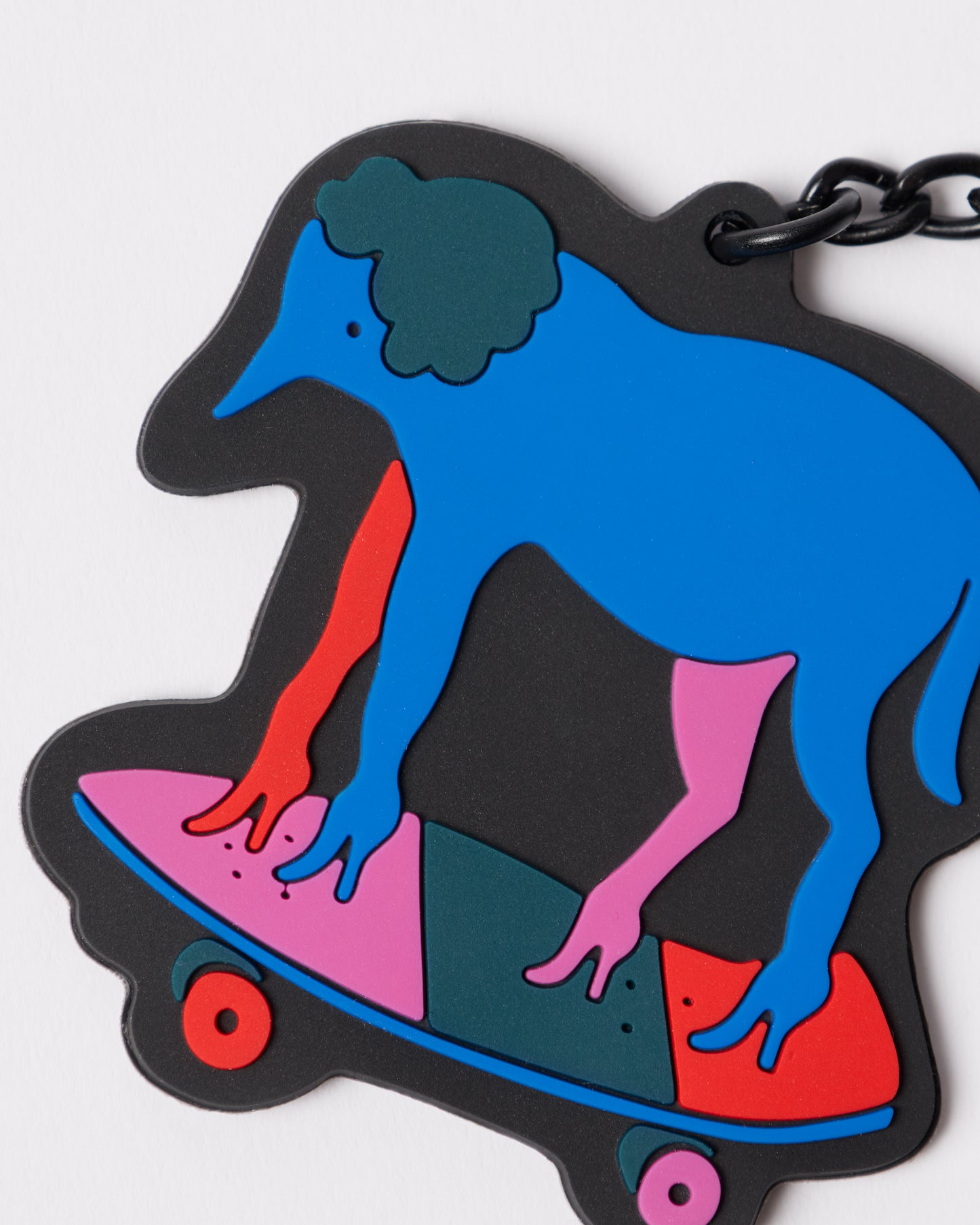 By Parra Jean Pierre Le Douche Key Chain Blue