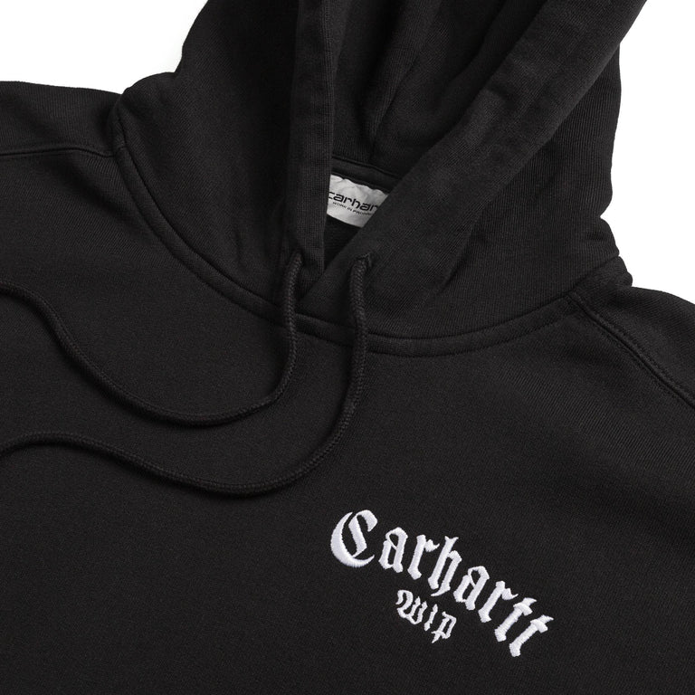 Carhartt WIP Onyx Script Hooded Sweater Black/White
