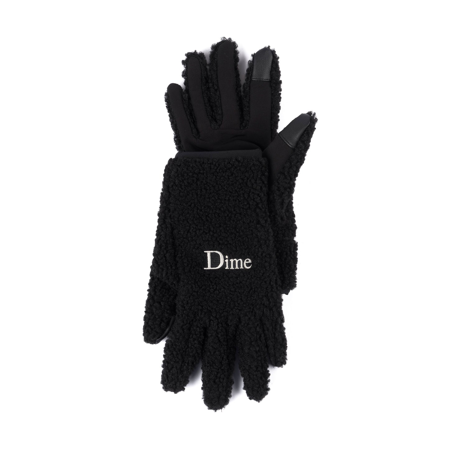 Dime Classic Polar Fleece Gloves Black