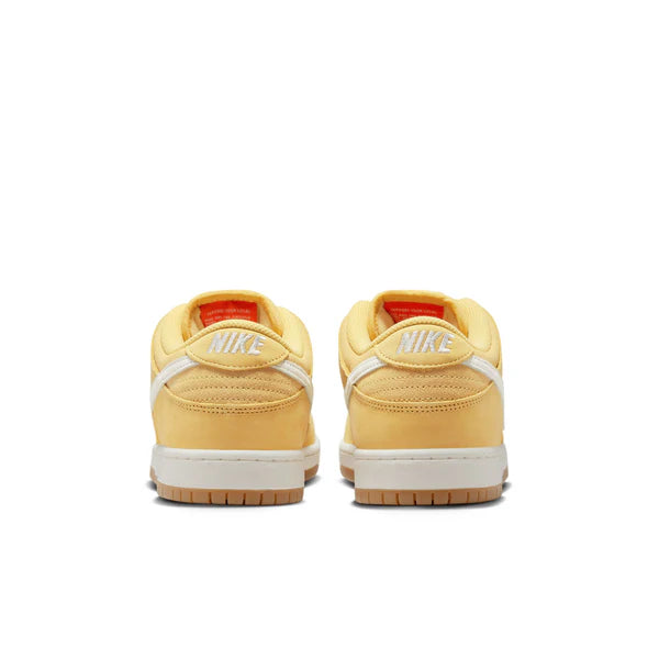 Nike SB Dunk Low Pro Saturn Gold/Sail-Saturn Gold-Solar Flare-Gum Lt Brown-Safety Orange