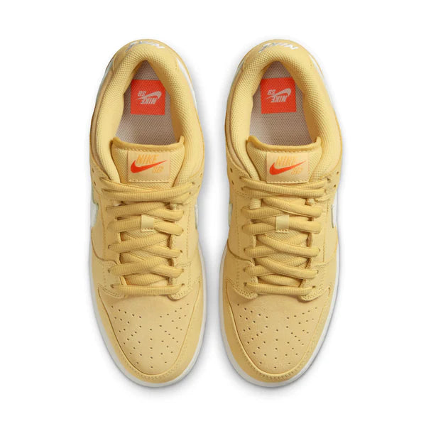 Nike SB Dunk Low Pro Saturn Gold/Sail-Saturn Gold-Solar Flare-Gum Lt Brown-Safety Orange