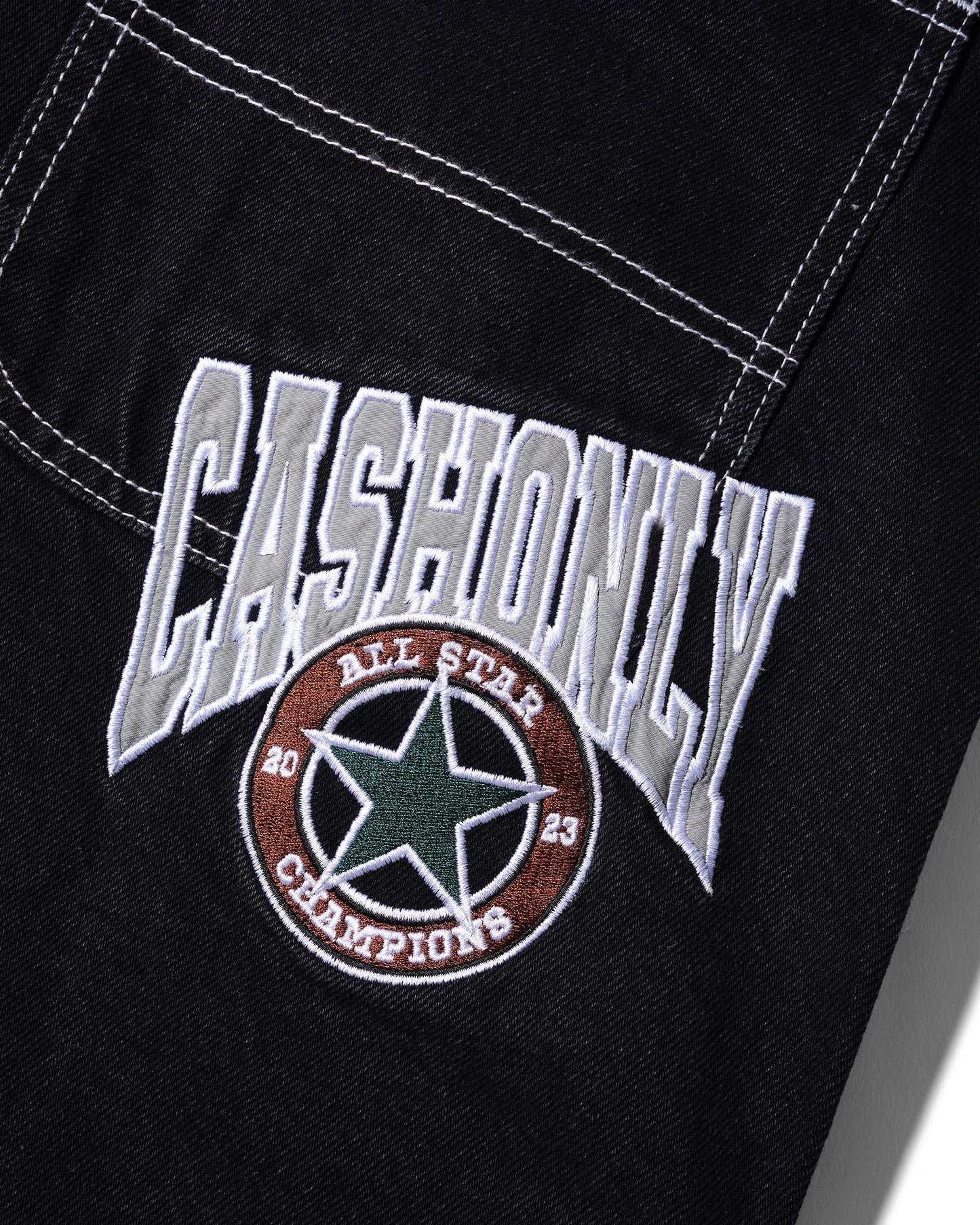 Cash Only All Star Baggy Denim Jeans Black