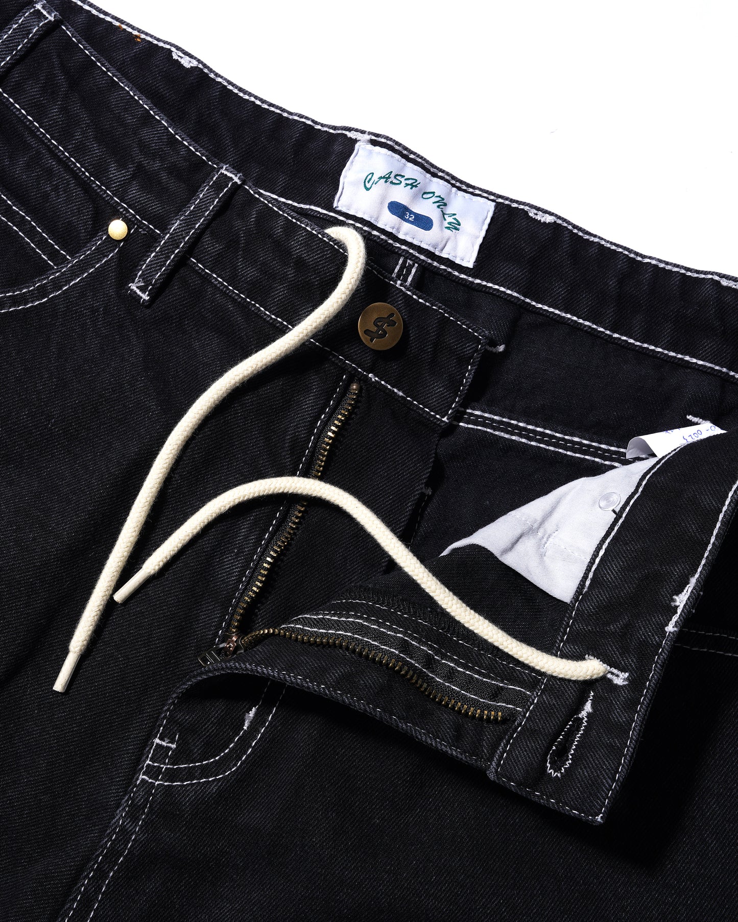 Cash Only All Star Baggy Denim Jeans Black