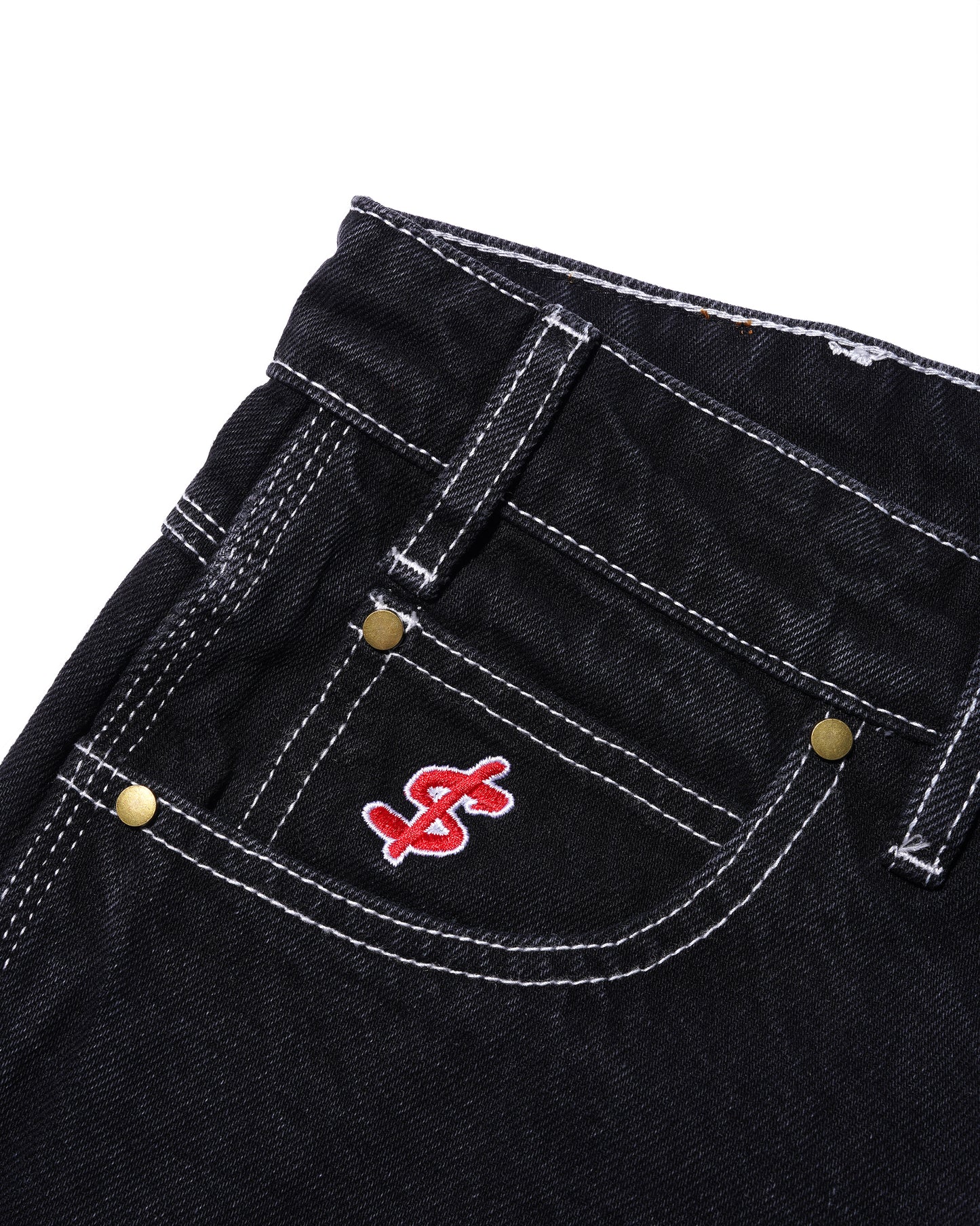 Cash Only All Star Baggy Denim Jeans Black