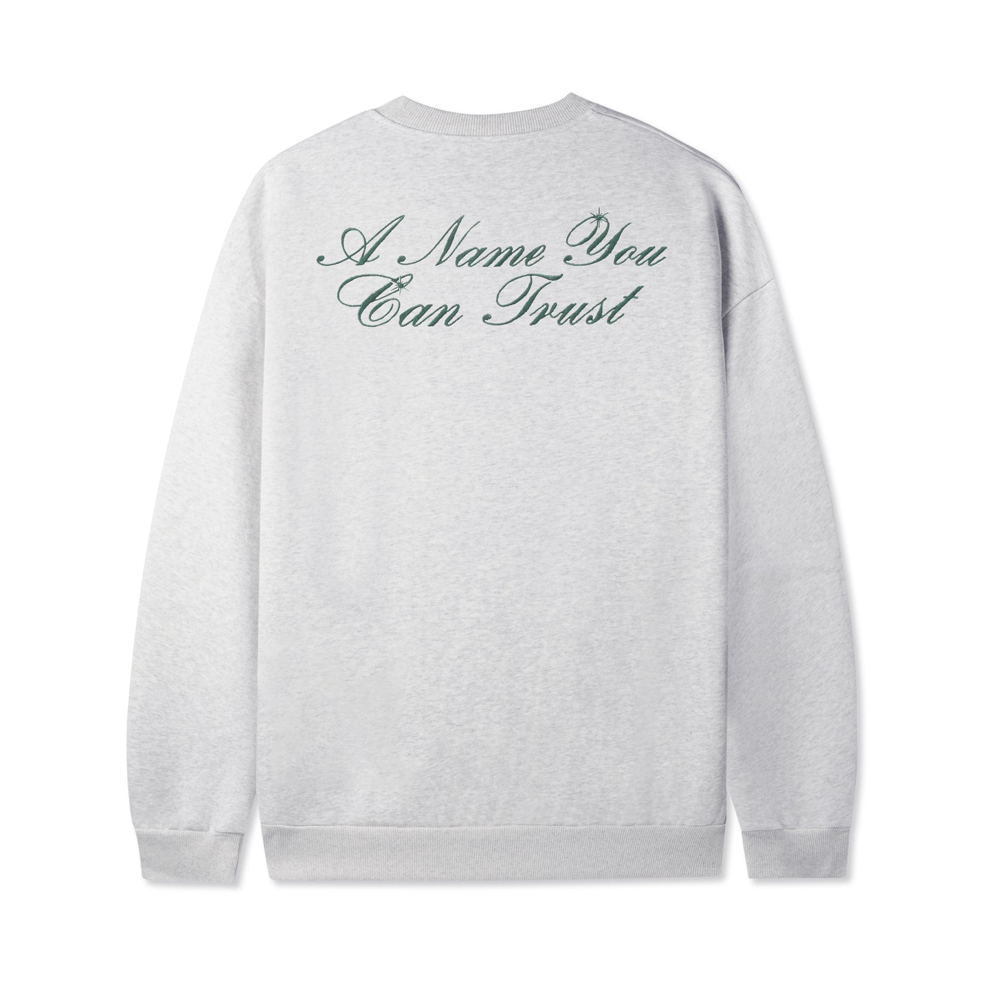 Cash Only Bank Crewneck Sweater Ash
