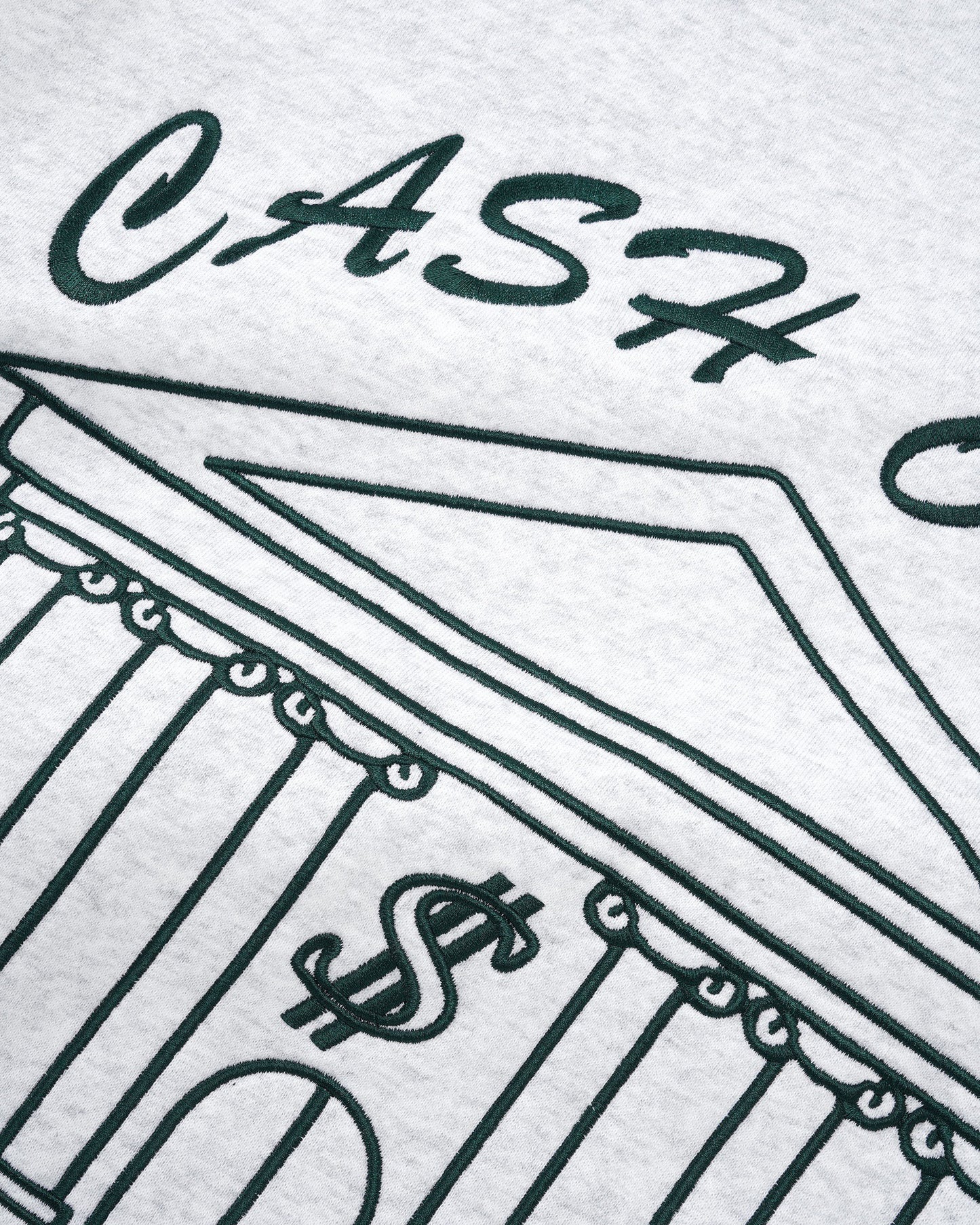 Cash Only Bank Crewneck Sweater Ash