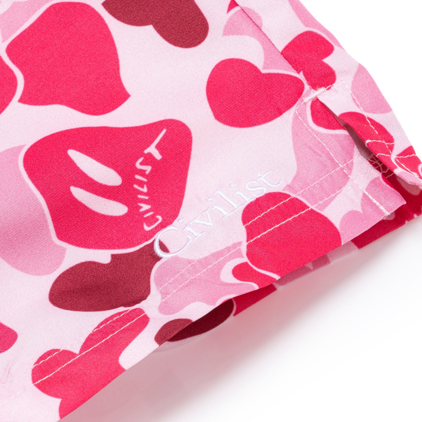 Civilist Smiler Camo Shorts Pink Camo