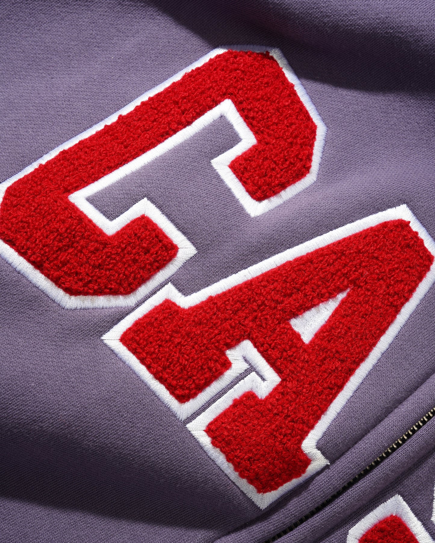 Cash Only Campus Zip-Thru Hooded Sweater Dusk