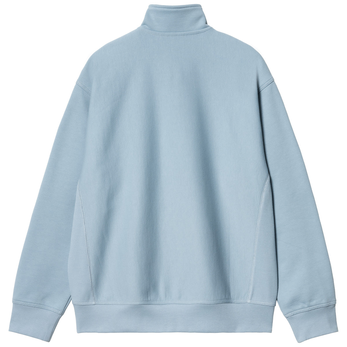 Carhartt WIP Half Zip American Script Sweater Frosted Blue