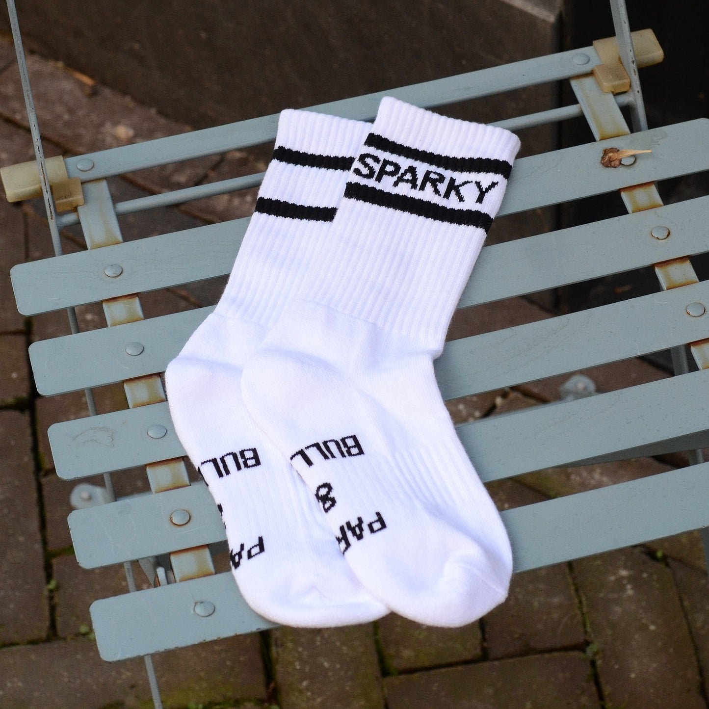 Sparky Socks White