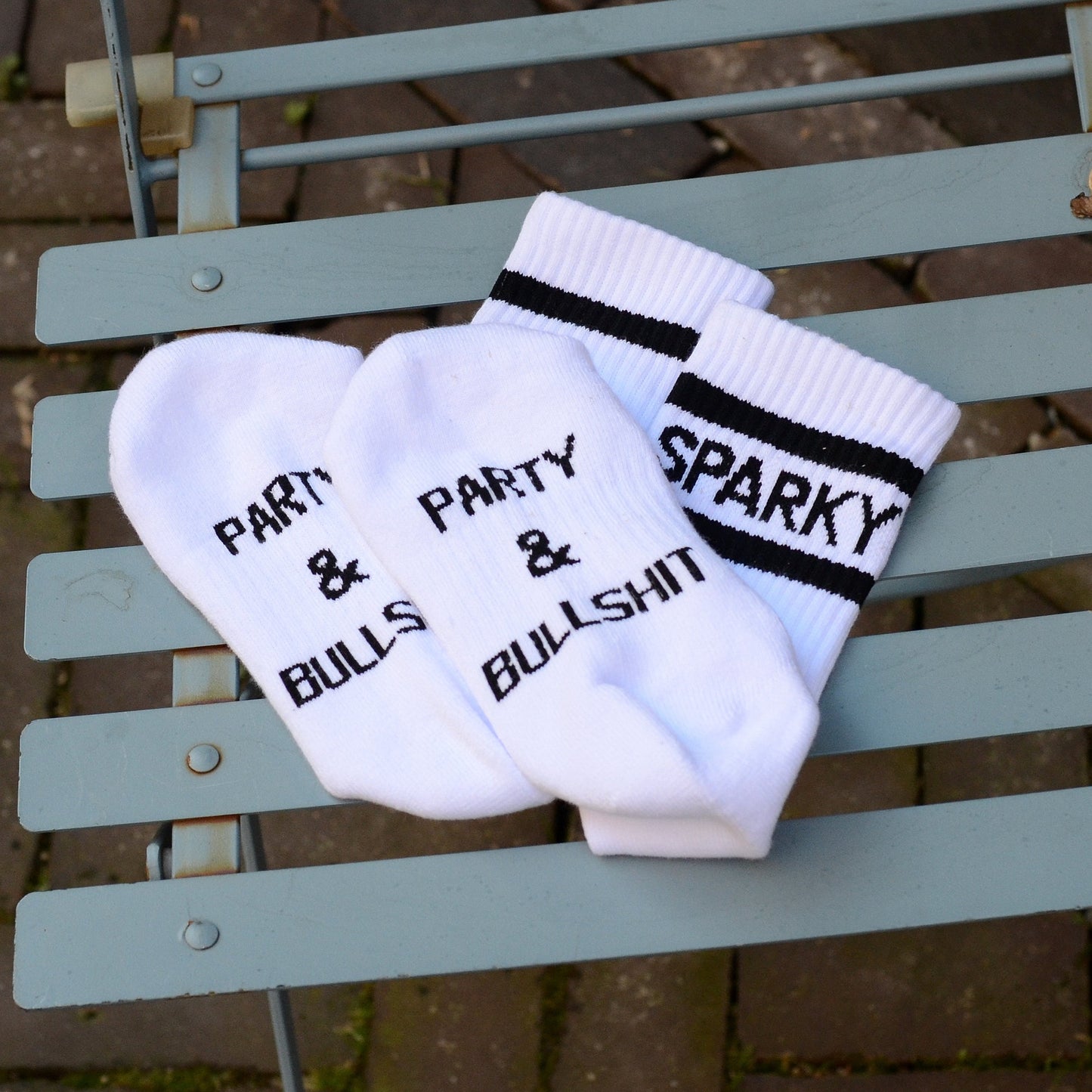 Sparky Socks White
