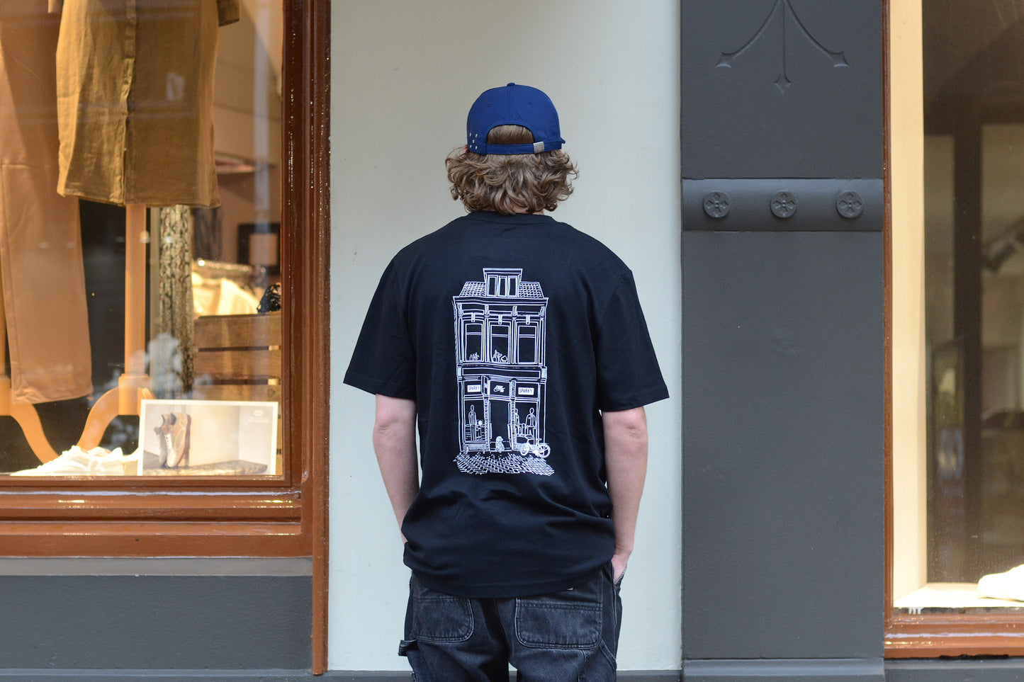 Sparky Store Front T-shirt Black