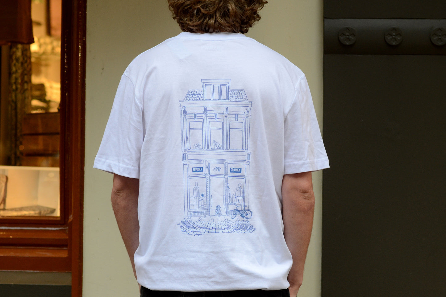 Sparky Store Front T-shirt White