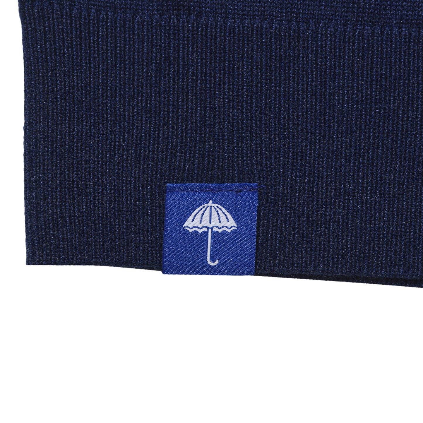 Helas Horses Crewneck Knit Sweater Navy