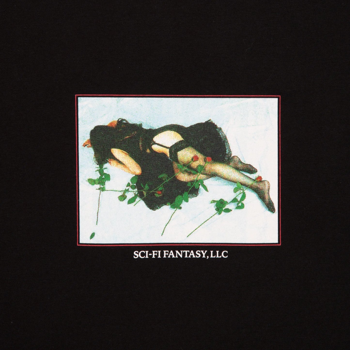 Sci-Fi Dead Roses T-Shirt Black