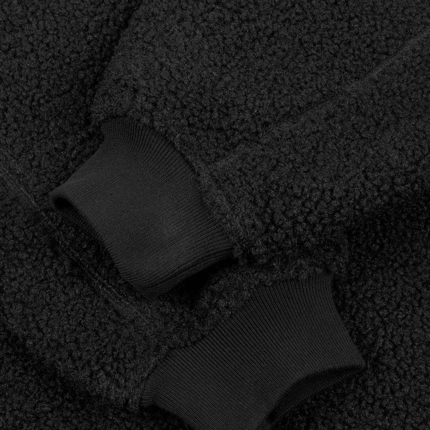 Dime Polar Fleece Sherpa Zip Black