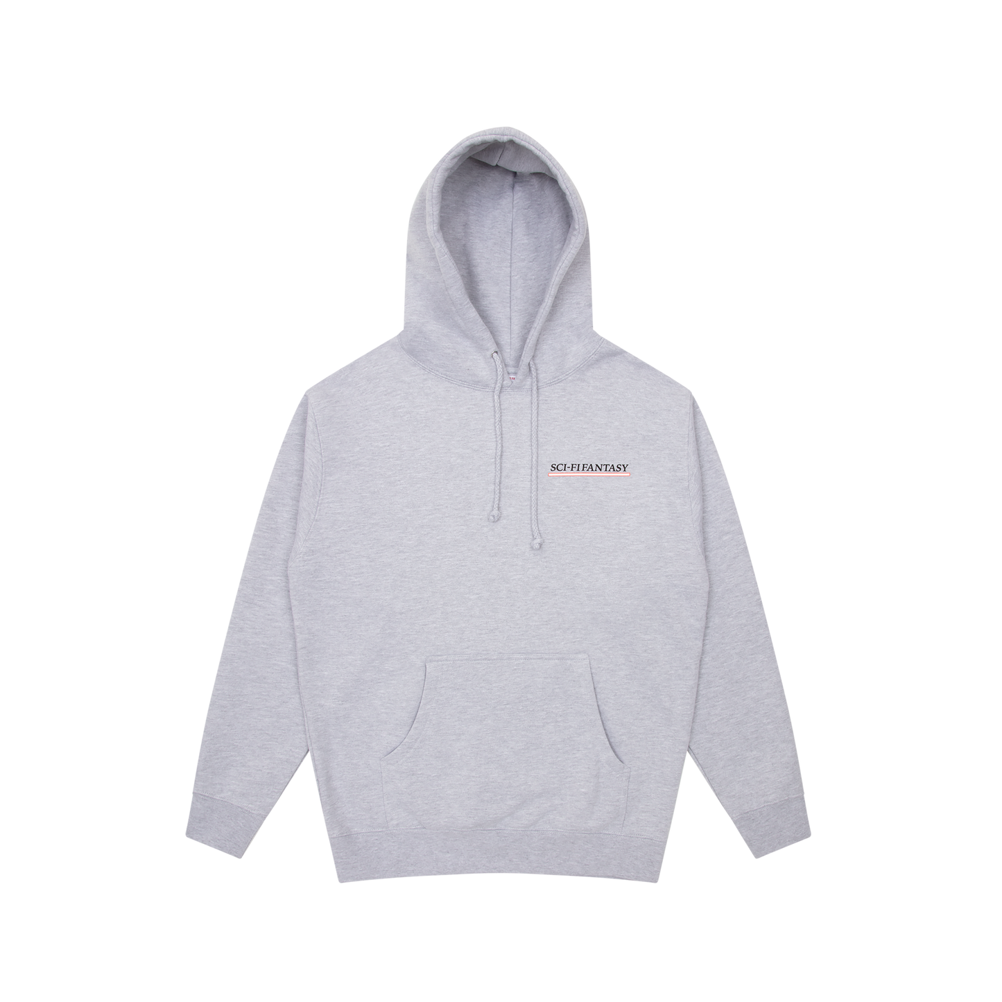Sci-Fi Idustrial Hooded Sweater Heather Grey