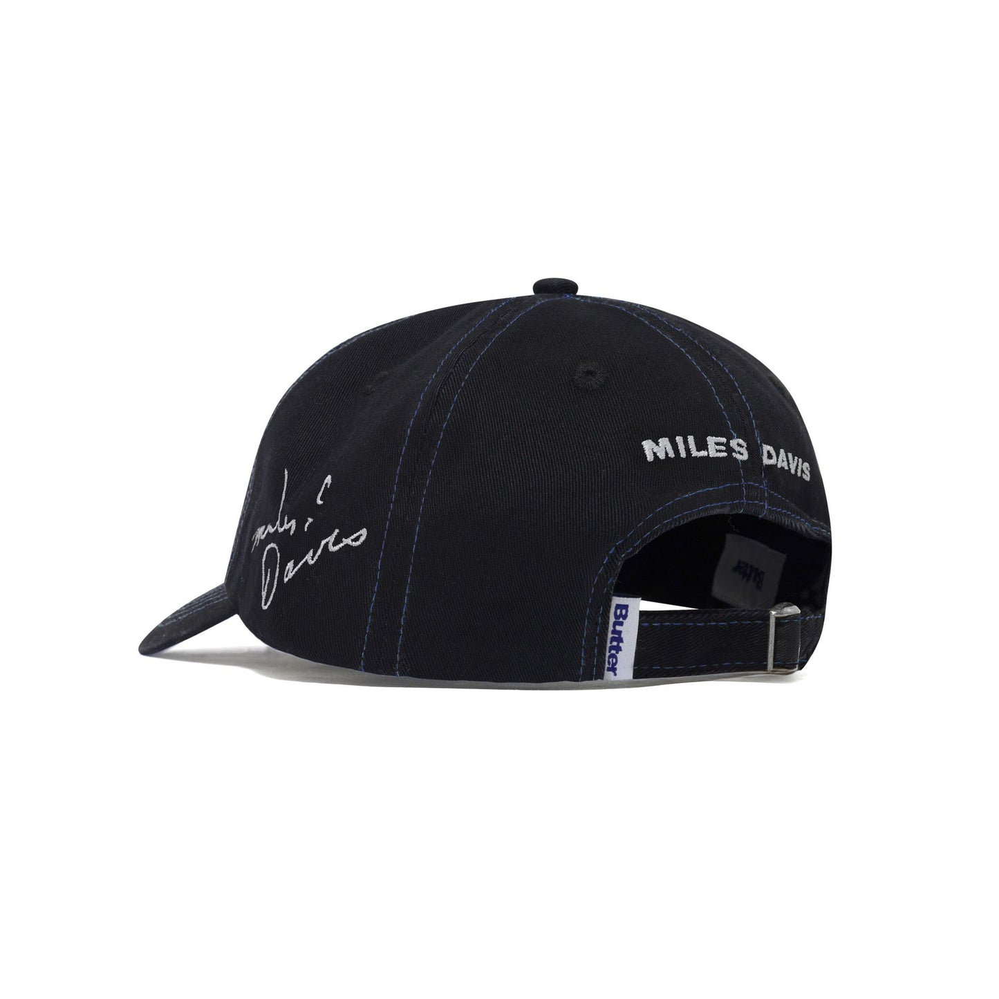 Butter Goods x Miles Davis Kind Of Blue 6 Panel Cap Black